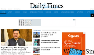 dailytimes.com.pk Screenshot