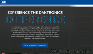 daktronics.com Screenshot