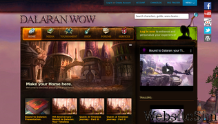 dalaran-wow.com Screenshot