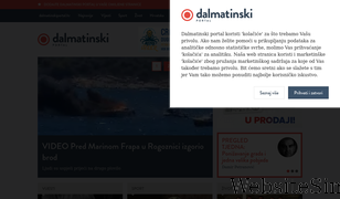 dalmatinskiportal.hr Screenshot