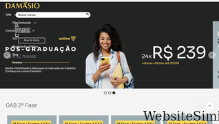 damasio.com.br Screenshot