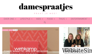 damespraatjes.nl Screenshot