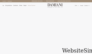 damiani.com Screenshot