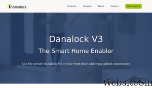 danalock.com Screenshot