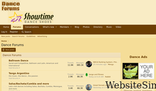 dance-forums.com Screenshot