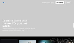 dance-masterclass.com Screenshot