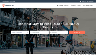 dancelifemap.com Screenshot