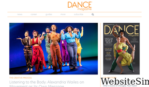 dancemagazine.com Screenshot