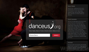 danceus.org Screenshot