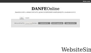 danfeonline.com.br Screenshot