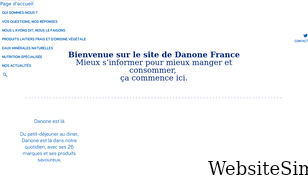 danone.fr Screenshot