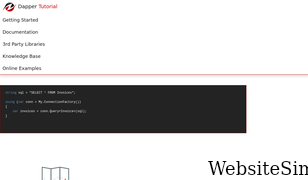dapper-tutorial.net Screenshot