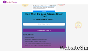 dareforyou.me Screenshot