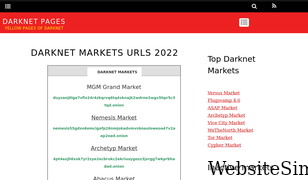 darknetpages.com Screenshot