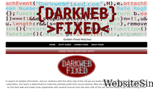 darkwebfixed.com Screenshot