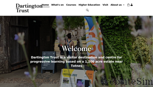 dartington.org Screenshot
