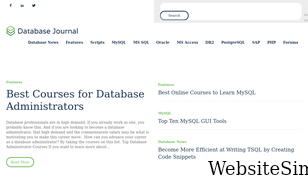 databasejournal.com Screenshot