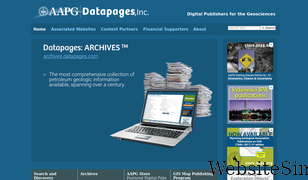 datapages.com Screenshot