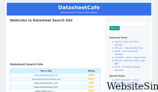 datasheetcafe.com Screenshot