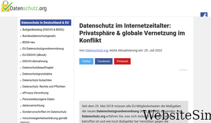 datenschutz.org Screenshot