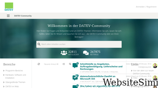 datev-community.de Screenshot