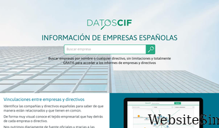datoscif.es Screenshot
