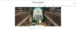 dauntbooks.co.uk Screenshot
