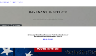 davenantinstitute.org Screenshot
