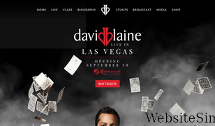 davidblaine.com Screenshot