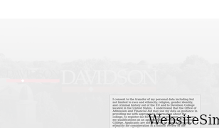 davidson.edu Screenshot