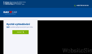 davocar.cz Screenshot