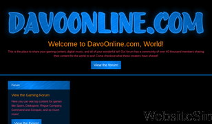 davoonline.com Screenshot