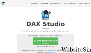 daxstudio.org Screenshot
