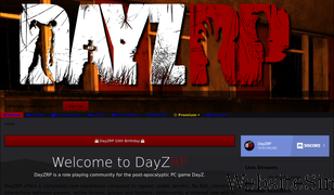 dayzrp.com Screenshot