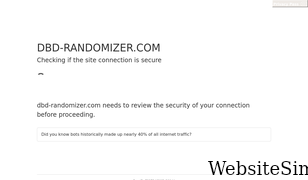 dbd-randomizer.com Screenshot