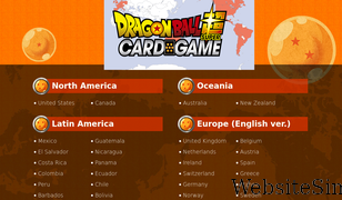 dbs-cardgame.com Screenshot
