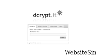 dcrypt.it Screenshot
