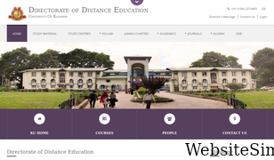 ddeku.edu.in Screenshot