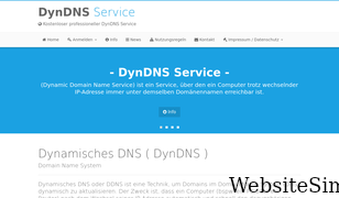 ddnss.de Screenshot