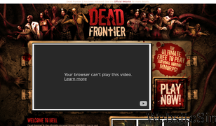 deadfrontier.com Screenshot