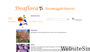 deaflora.de Screenshot