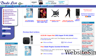 dealslist.com Screenshot