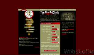 deathclock.com Screenshot