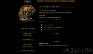 deathdate.info Screenshot