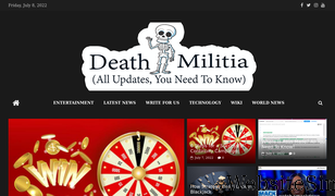 deathmilitia.com Screenshot