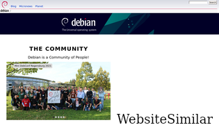 debian.org Screenshot