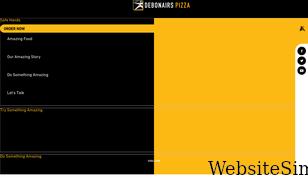 debonairspizza.co.za Screenshot
