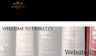 debretts.com Screenshot