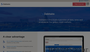 debtwire.com Screenshot