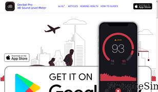 decibelpro.app Screenshot